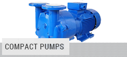 Compact liquid ring vacuum pumps Compact liquid ring vacuum pumps