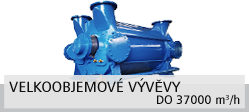 Velkoobjemové vývěvy Velkoobjemové vývěvy