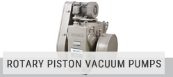 Rotary piston vacuum pumps