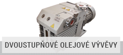Dvoustupňové olejové vývěvy Dvoustupňové olejové vývěvy