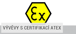Vývěvy s certifikací ATEX Vývěvy s certifikací ATEX