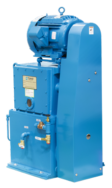 Jednostupňové pístové vývěvy vertikální orientace